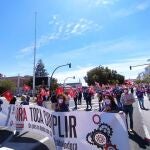 Manifestación central de CC OO y UGT en Cádiz