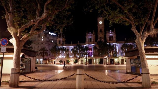 Toque de queda en Valencia unos días antes de que concluyese el estado de alarma el pasado día 9