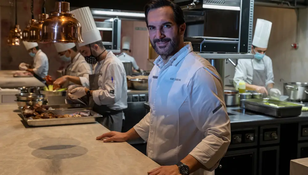 Mario Sandoval, cocinero del restaurante Coque