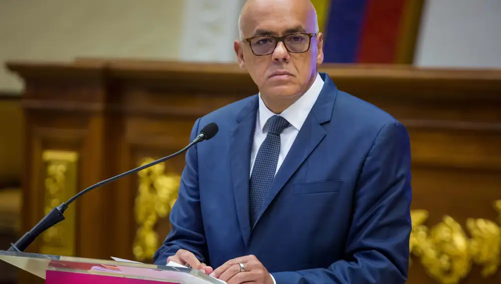 El presidente de la Asamblea Nacional de Venezuela, Jorge Rodríguez.