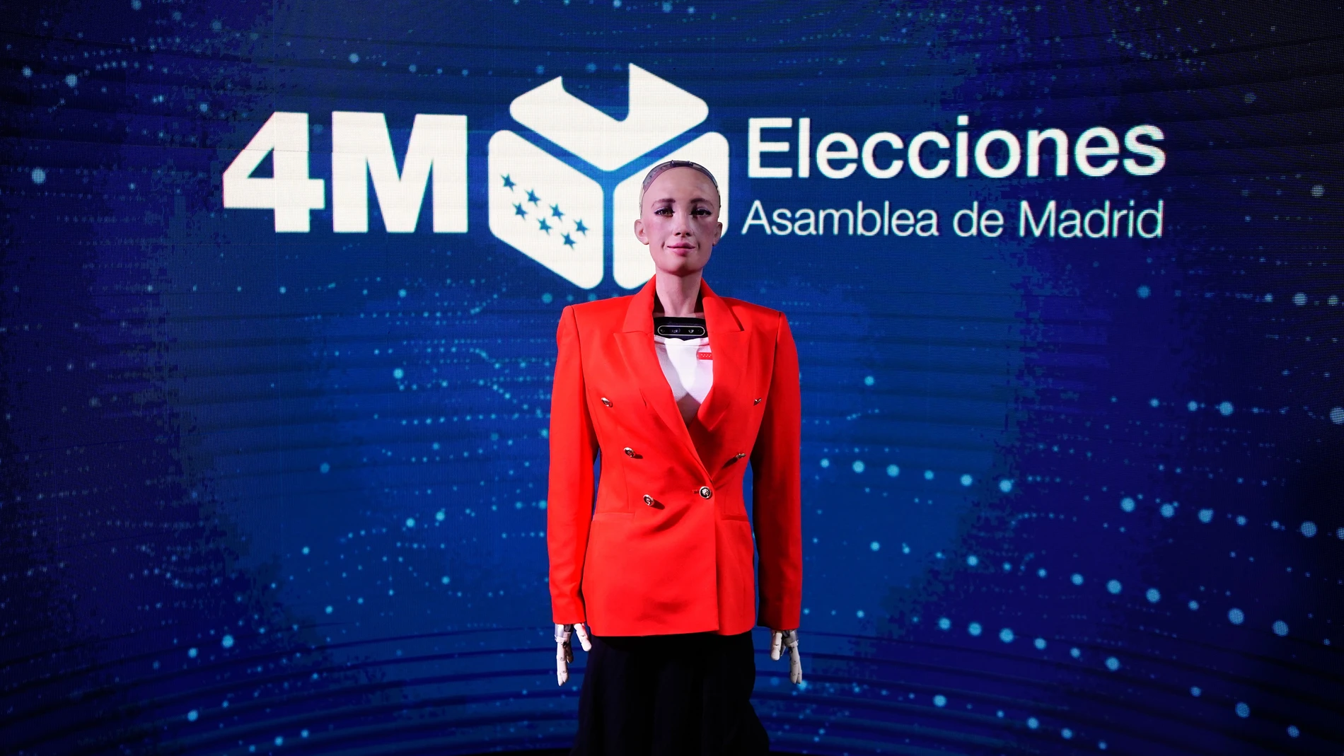 La Comunidad de Madrid aplica la inteligencia artificial por primera vez en un proceso electoral a través del robot Sophia