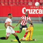 Iñaki Williams marcó en el minuto 90 el único gol del partido