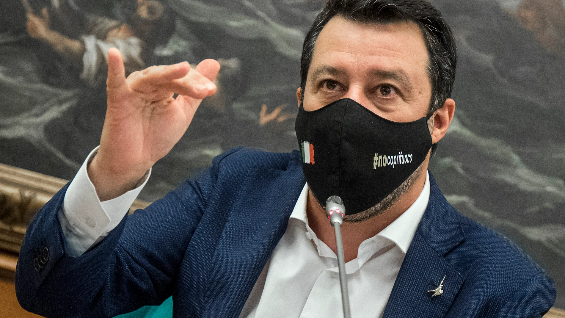 El líder de la Liga, Matteo Salvini