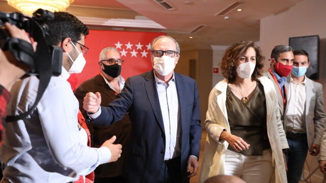 El candidato del PSOE a la Presidencia de la Comunidad de Madrid, Angel Gabilondo