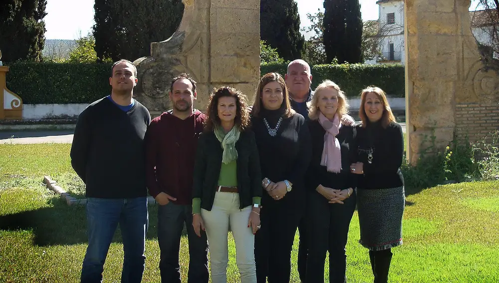 El grupo investigador del área de agricultura y medio ambiente del Instituto de Investigación y Formación Agraria y Pesquera. A la izquierda, Miguel Angel Repullo