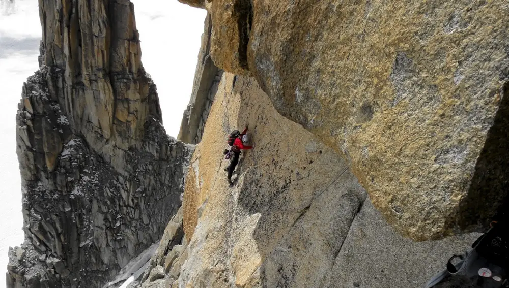 La mole de granito Grand Capucin en el corazón del Mont Blanc