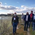 El presidente de la Diputación de Zamora, Francisco José Requejo, visita las Lagunas de Villafáfila, durante el Encuentro Nacional