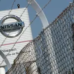 Logo de Nissan en los terrenos de la multinacional en la Zona Franca de Barcelona