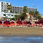 Hotel en una playa en Gran Canaria