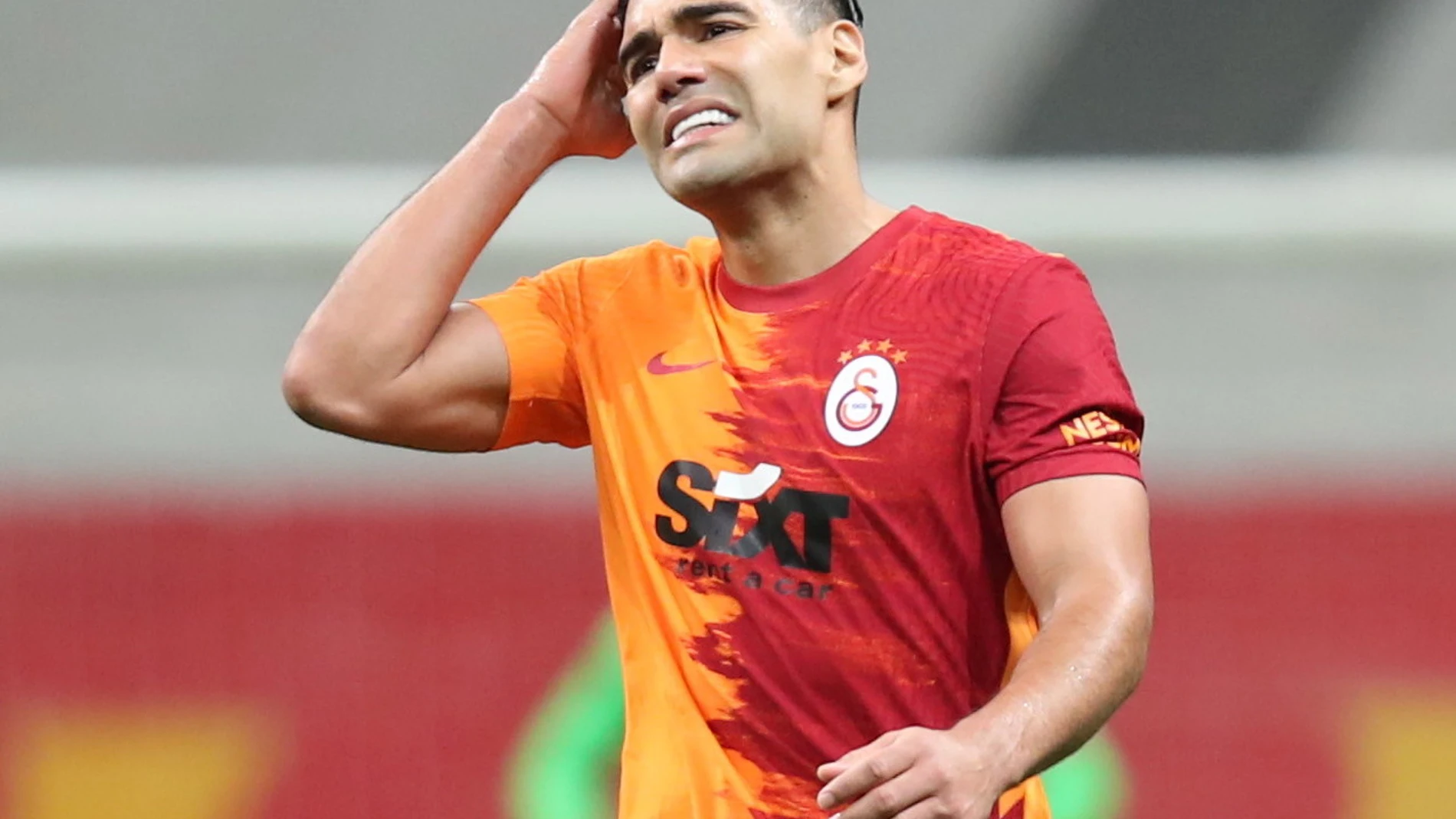 Radamel Falcao con el Galatasaray.