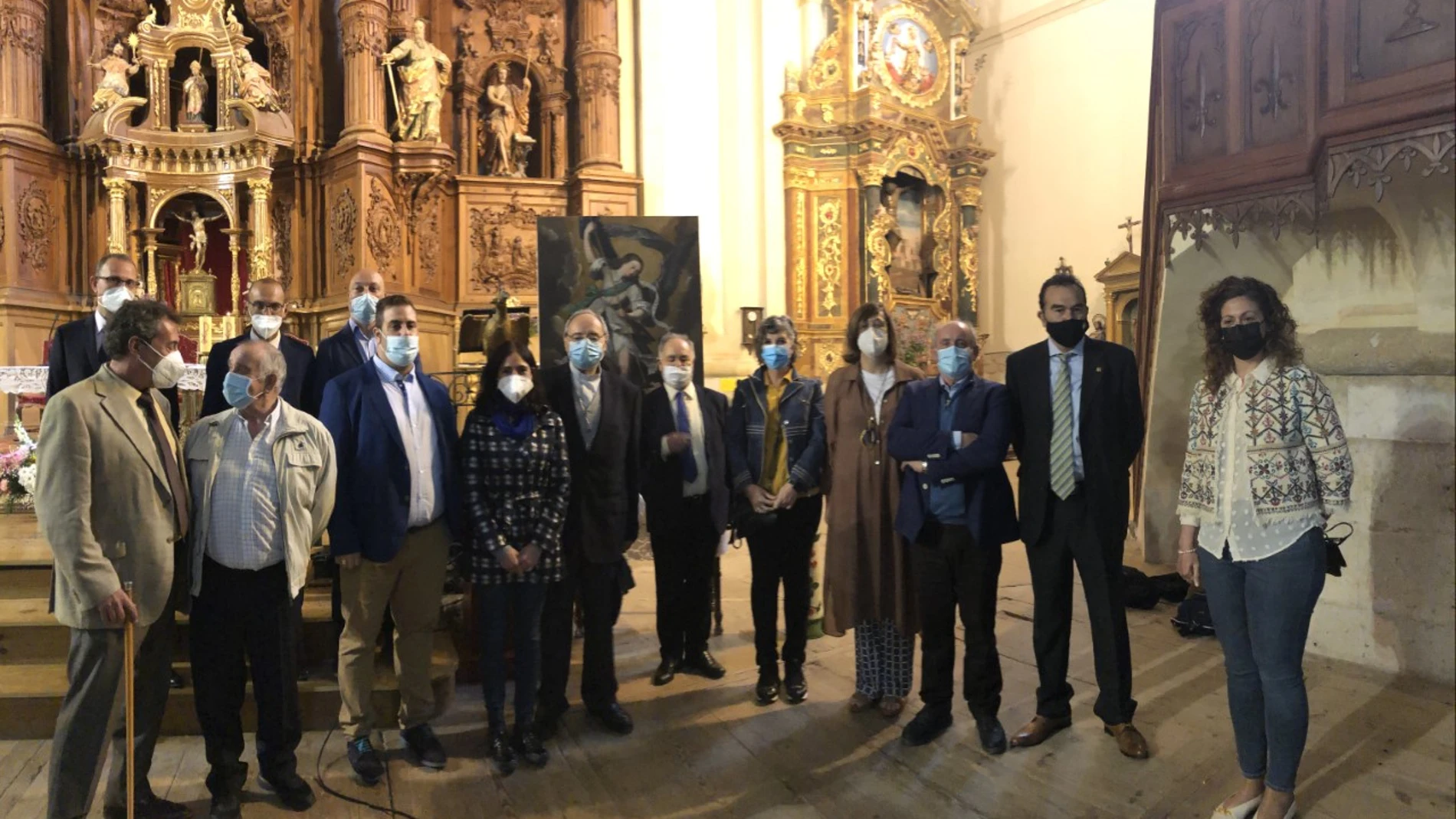 La presidenta de la Diputación de Palencia, Ángeles Armisén, entrega la obra