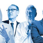 Rosa Diez, Nicolás Redondo Terreros, José Manuel García-Margallo y Antonio Miguel Carmona (de izda. a dcha.)