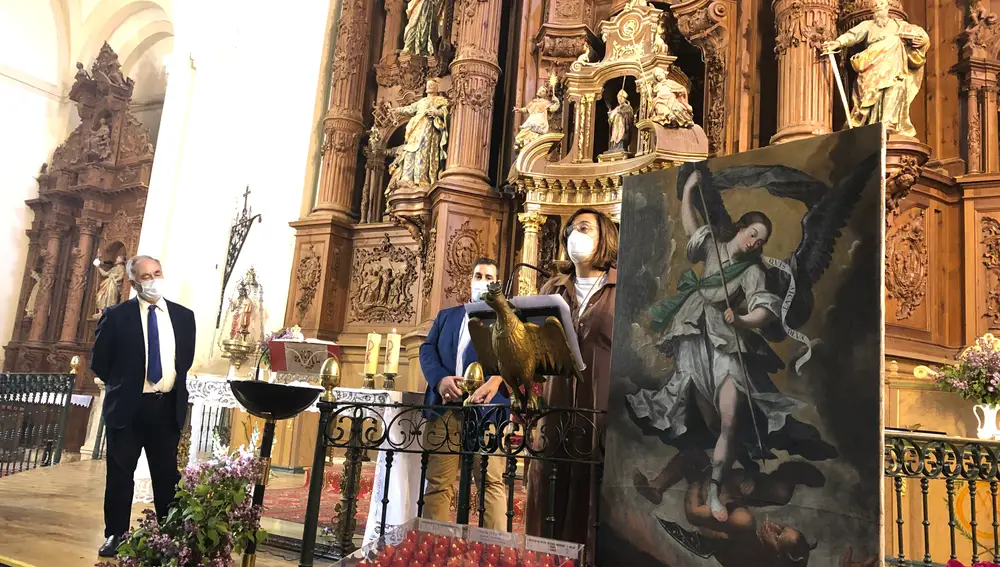 La presidenta de la Diputación de Palencia, Ángeles Armisén, entrega la obra