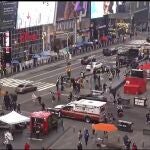 Un tiroteo a plena luz del día dejó a tres personas heridas este sábado en Times Square (Nueva York)