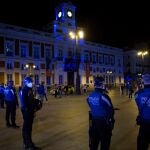 Miembros de la Policía Municipal de Madrid, el pasado sábado, en Puerta del Sol