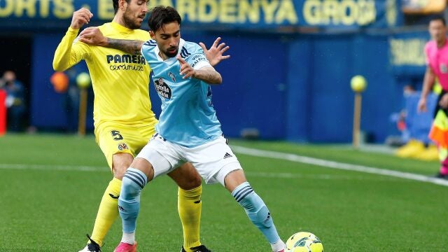 El centrocampista del Celta, Brais Méndez. EFE / Domenech Castelló.