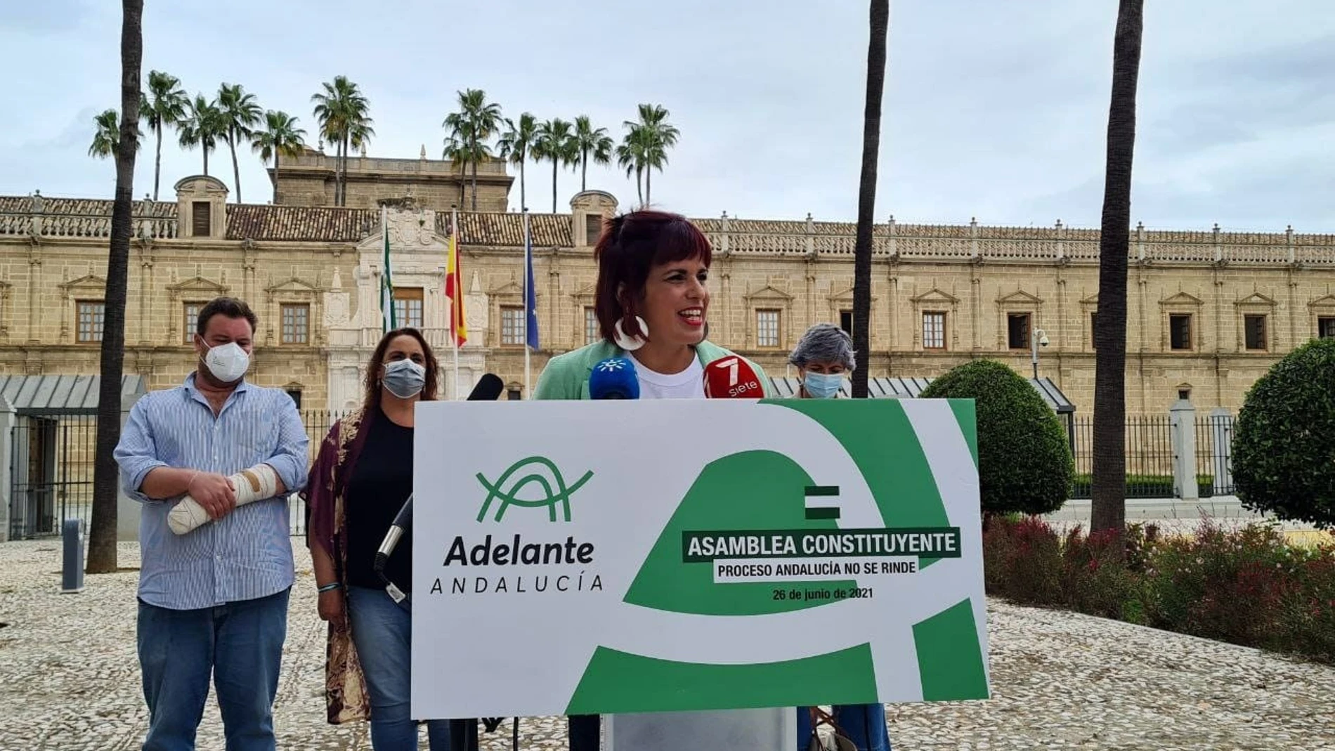 La parlamentaria andaluza Teresa Rodríguez anuncia la asamblea de refundación de Adelante Andalucía