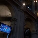 Pantalla con los movimientos del Ibex 35
