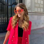 La influencer Sara Baceiredo con shorts de Zara/ Instagram @sarabace