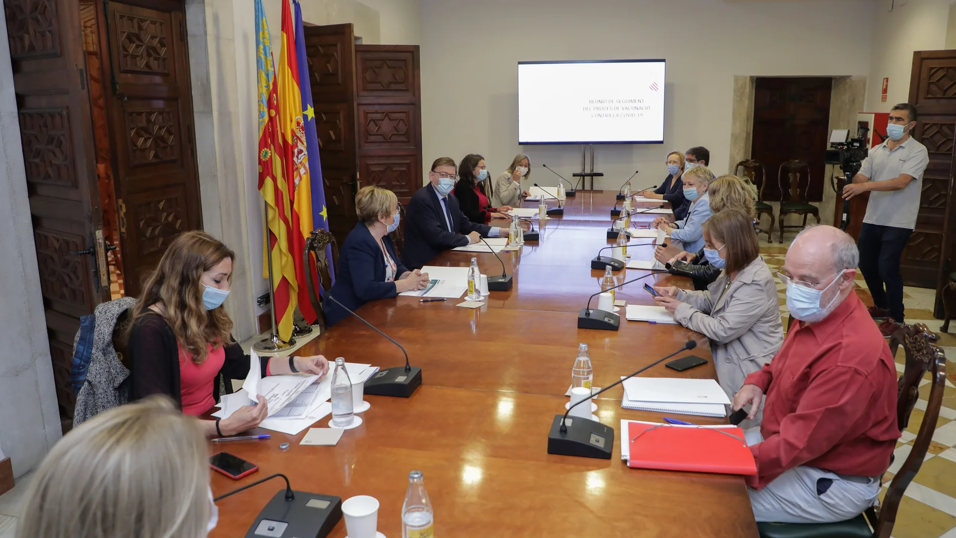 Reunión de la comisión de seguimiento de la vacunación en la Comunitat Valenciana