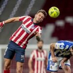 Saúl Ñíguez con el Atlético de Madrid.