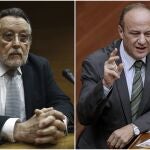 Combo con fotos de archivo del exvicealcalde de Valencia, Alfonso Grau y del subdelegado del Gobierno en Valencia, Rafael Rubio