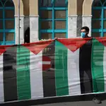 Imagen de archivo de protestas en Irán