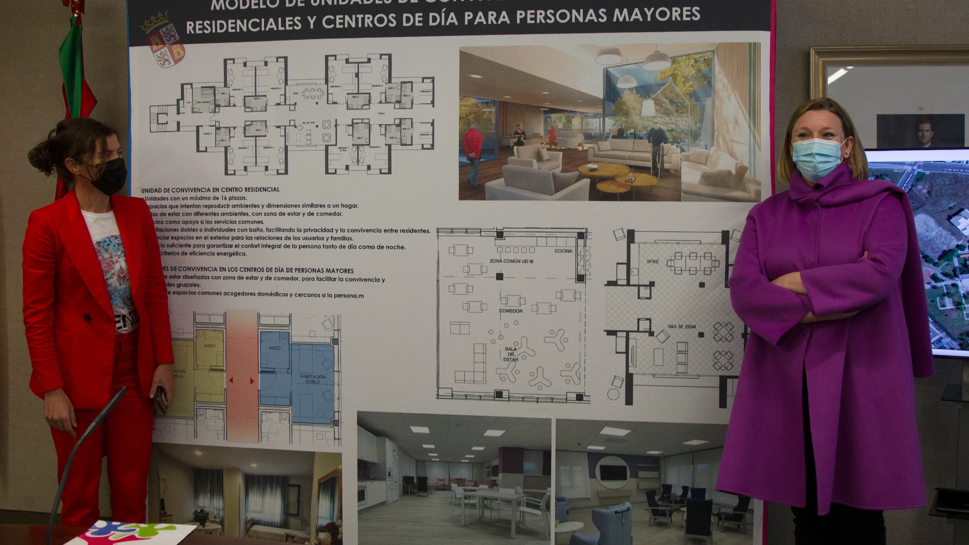 La consejera de Familia e Igualad de Oportunidades, Isabel Blanco, presenta la nueva residencia de Zamora