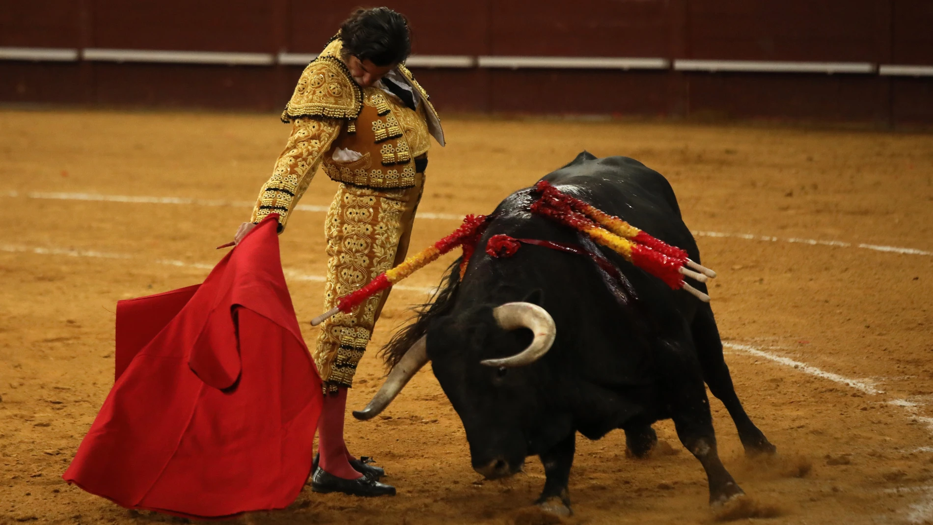 MADRID.14/05/2021.Feria de san Isidro en la plaza de toros de vistalegre . Toros . Morante Rubén Mondelo