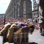 Imagen de archivo de una de las actuaciones del festival Titirimundi