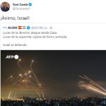 El tuit de Toni Cantó sobre Israel