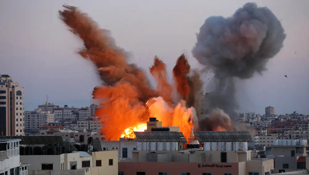 Las imágenes más dramáticas de los últimos ataques de Israel contra Hamás en Gaza