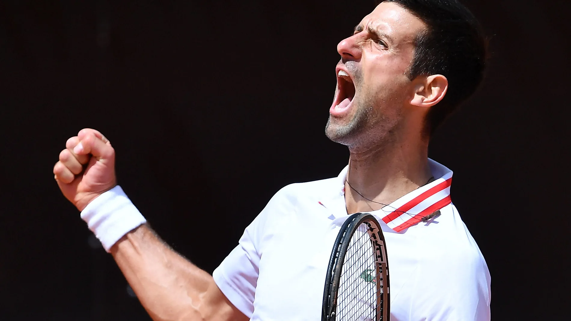 Novak Djokovic remontó su partido de cuartos contra Tsitsipas