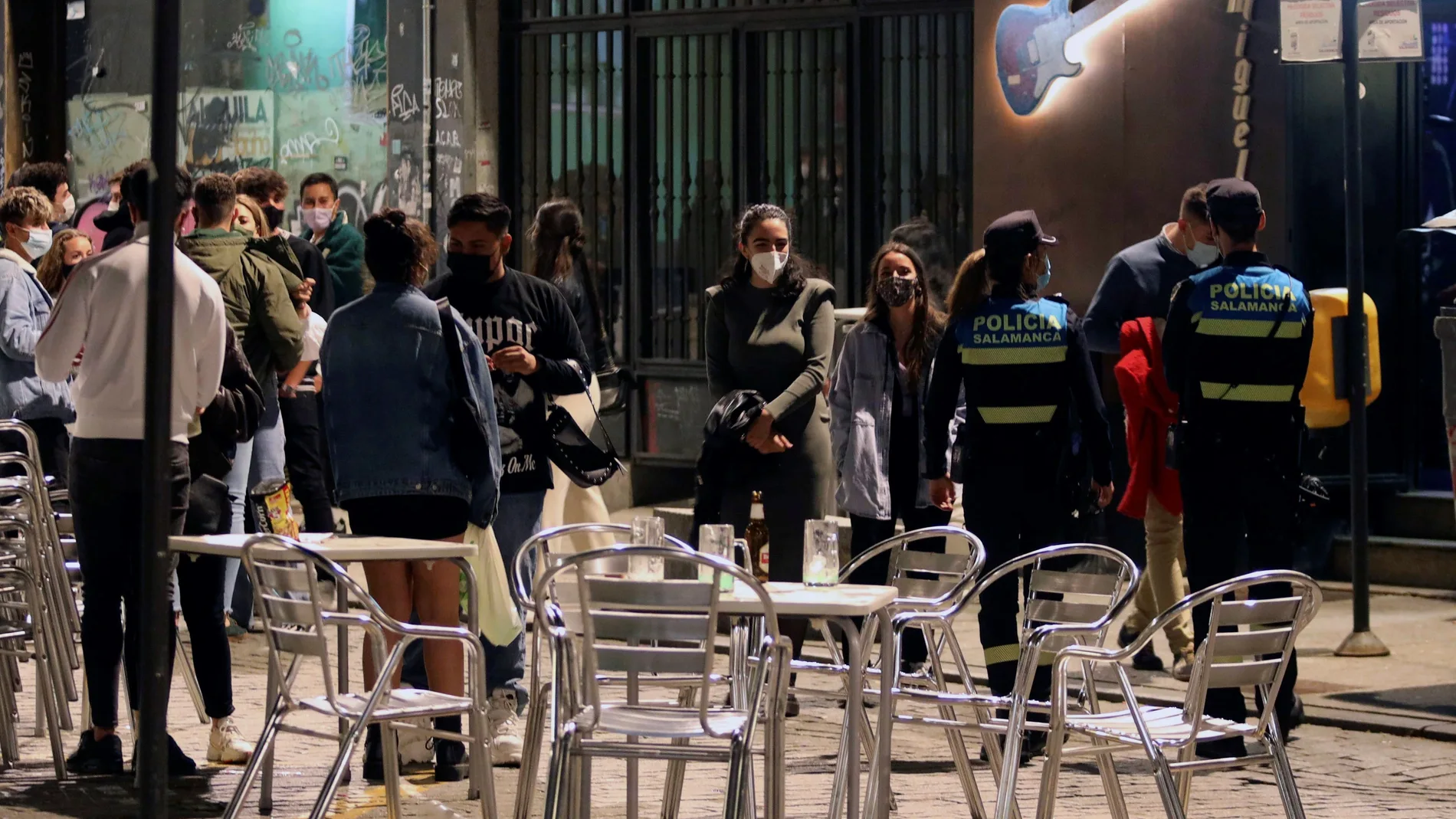 Dos heridos en sendas agresiones durante la madrugada en Salamanca