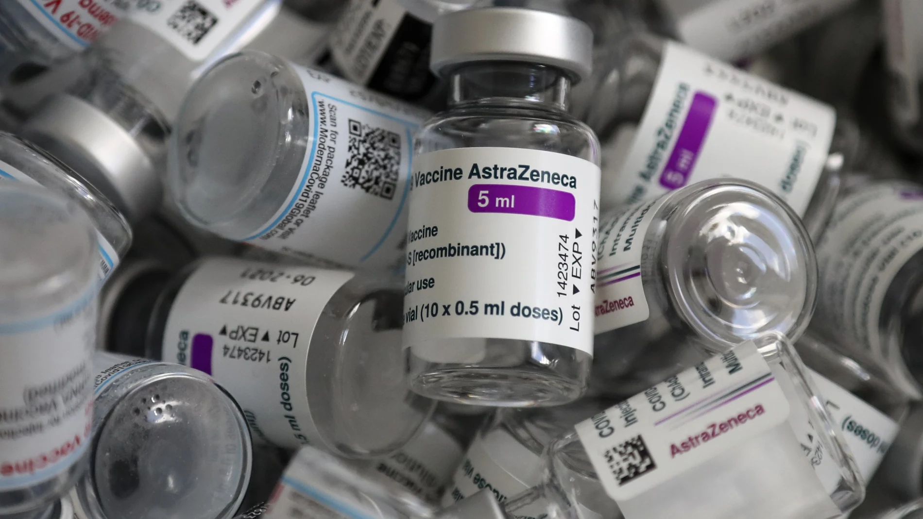 Viales de la vacuna contra la Covid-19 de AstraZeneca