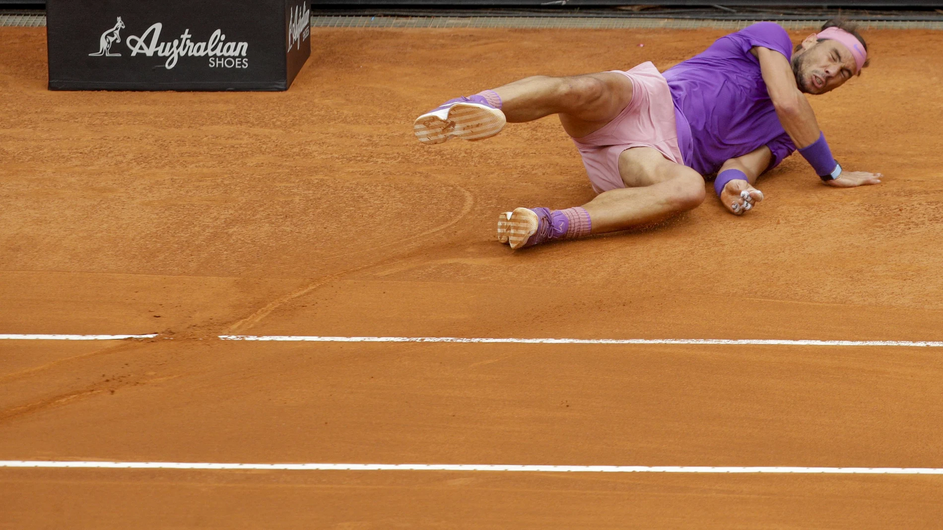 Rafael Nadal, tras su caída en la final de Roma ante Djokovic