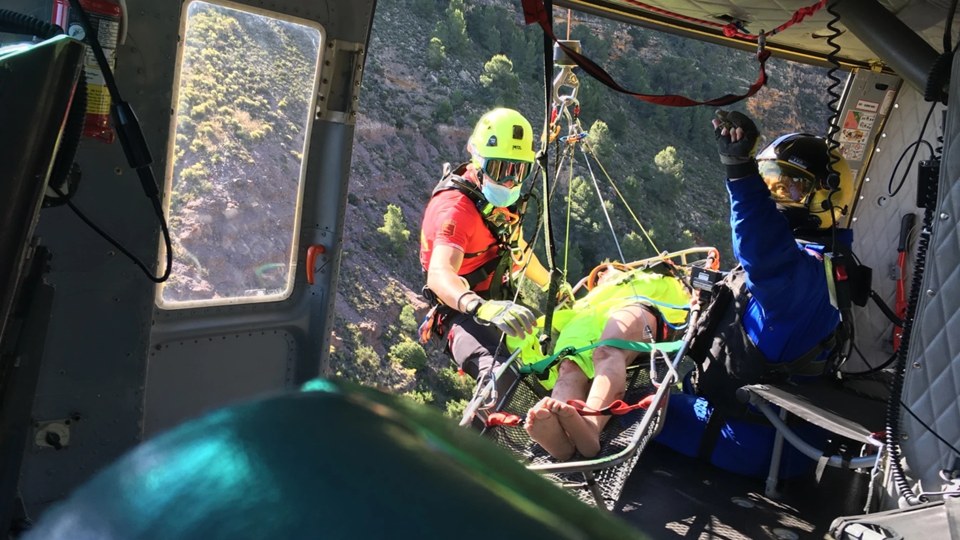 Rescate de la mujer desaparecida