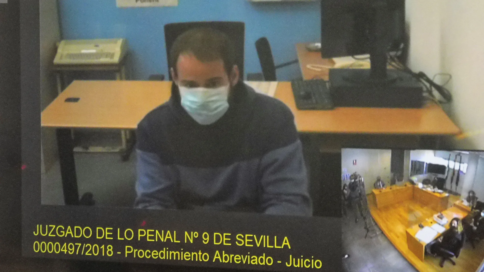 Pablo Hasél explicó a la jueza por videoconferencia el motivo de sus tuits contra el Betis