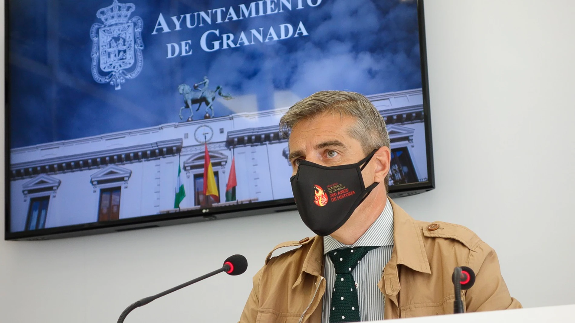 César Díaz, en rueda de prensa