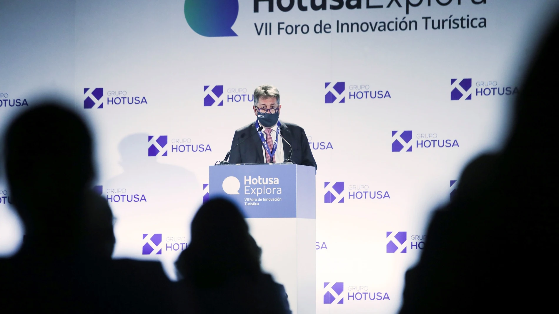 Amancio López, presidente del Grupo Hotusa, interviene en el VII Foro de Innovación Turística que se celebra en Madrid