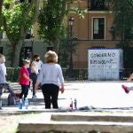 Un grupo de jubilados en Madrid