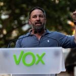 El presidente de Vox, Santiago Abascal, el pasado miércoles en Córdoba
