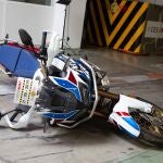 Realización de pruebas-test de accidentes de moto en CesviMap (Fundación Mapfre)