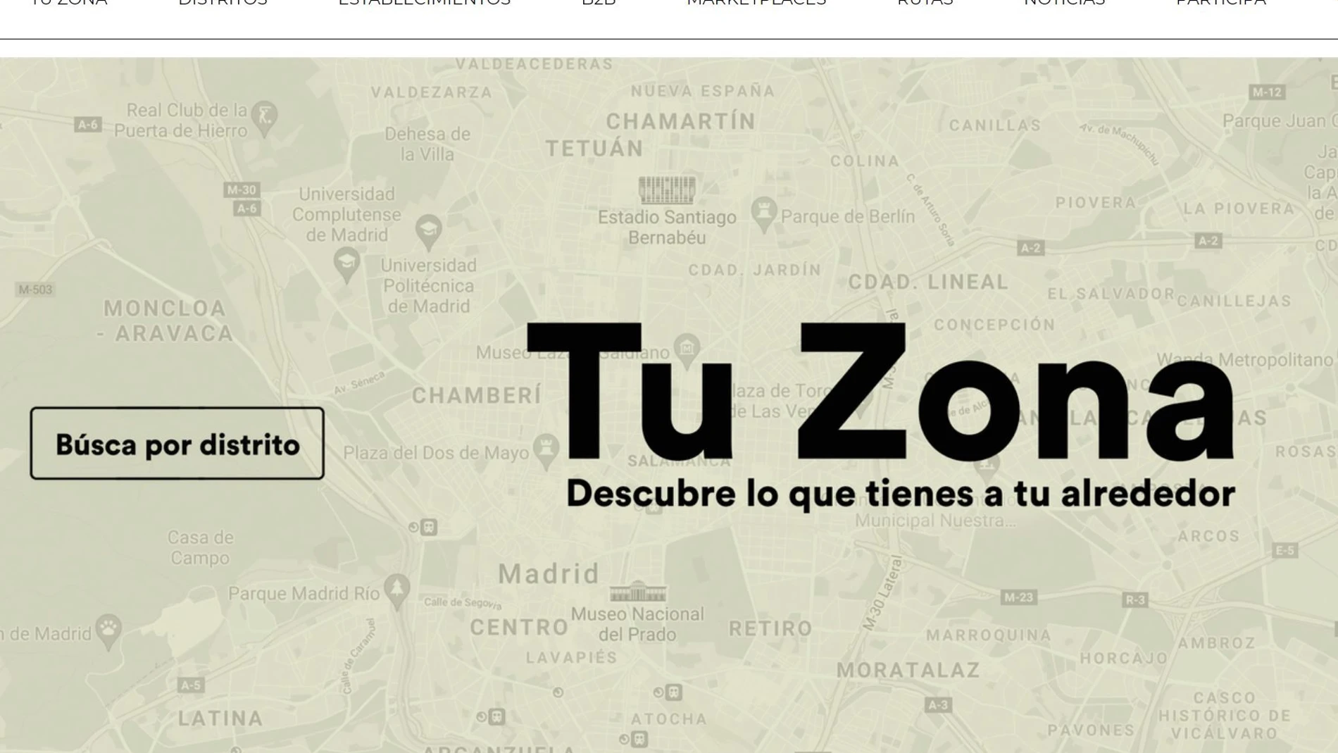 Imagen de la página web www.todoestaenmadrid.com
