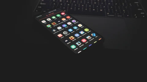 Aplicaciones en un móvil Android.
