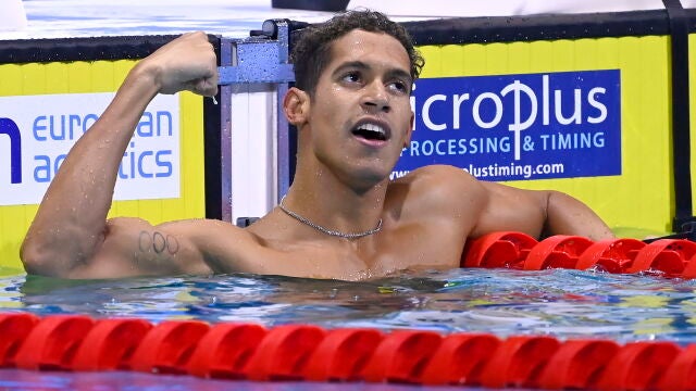 Hugo González ganó tres medallas en el Europeo de natación del año pasado