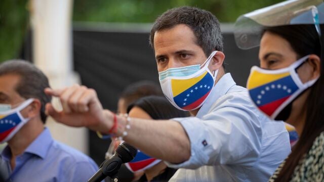 El líder venezolano Juan Guaidó