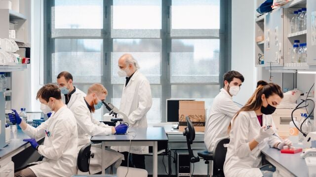 Yevheniy Kutsenko, Angel Toval, Alberto Barreda, José Luis Ferran, Daniel Garrigós y Marta Martínez-Morga, investigadores de la UMU