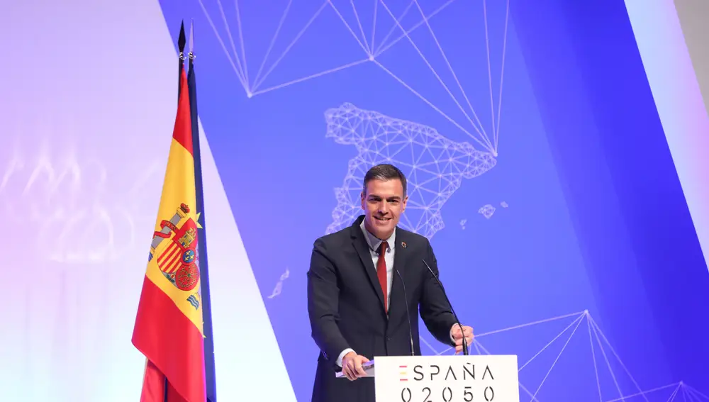 El presidente del Gobierno, Pedro Sánchez, interviene en la presentación del proyecto España 2050.