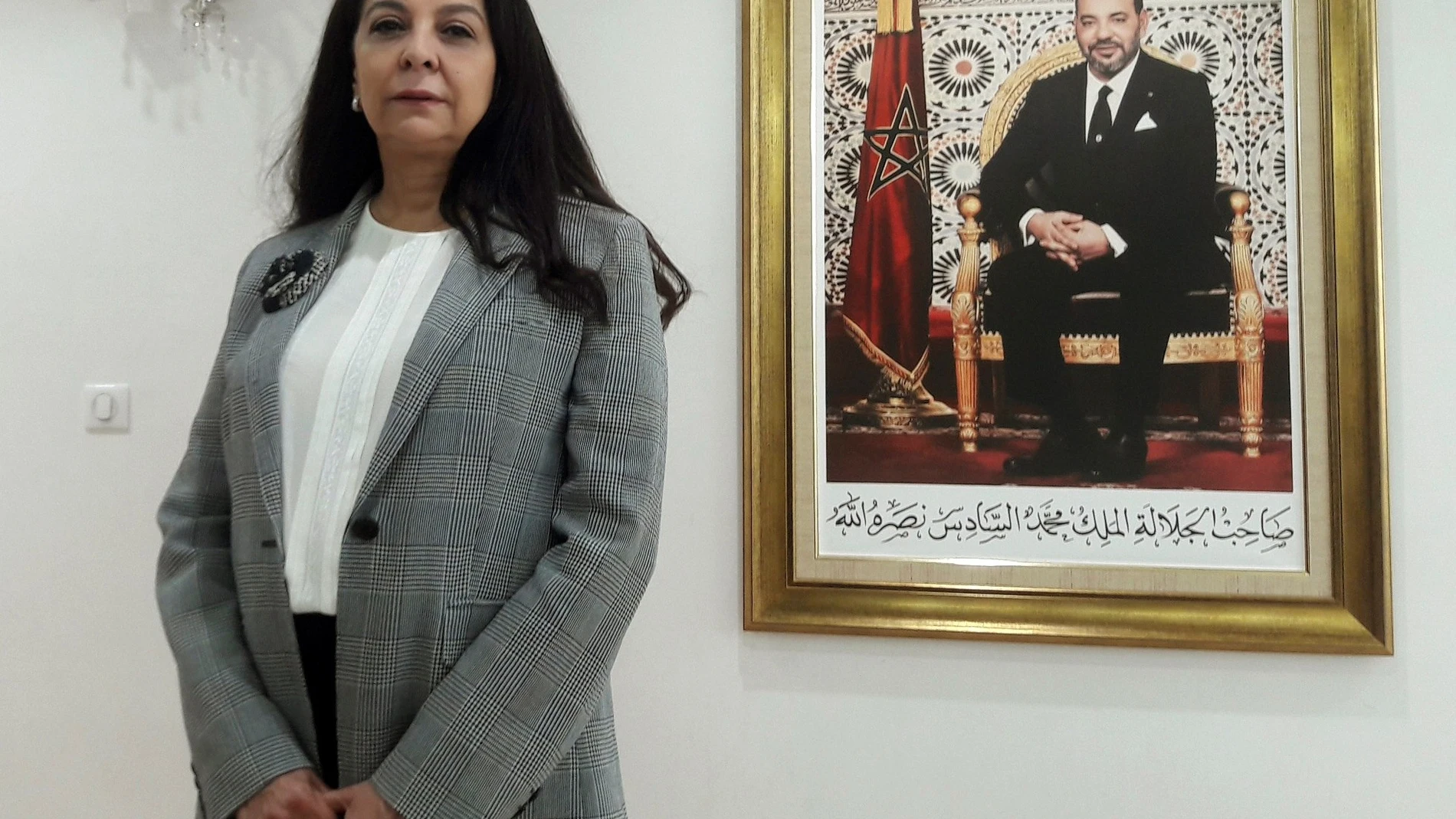 La embajadora de Marruecos en España, Karima Benyaich,